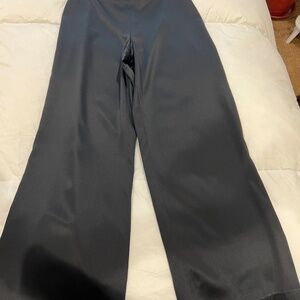 Kay Unger black satin lined pants.